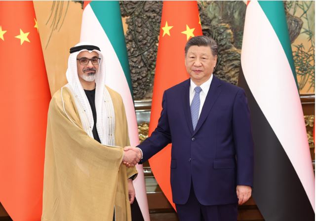 习近平会见阿联酋阿布扎比王储哈立德
