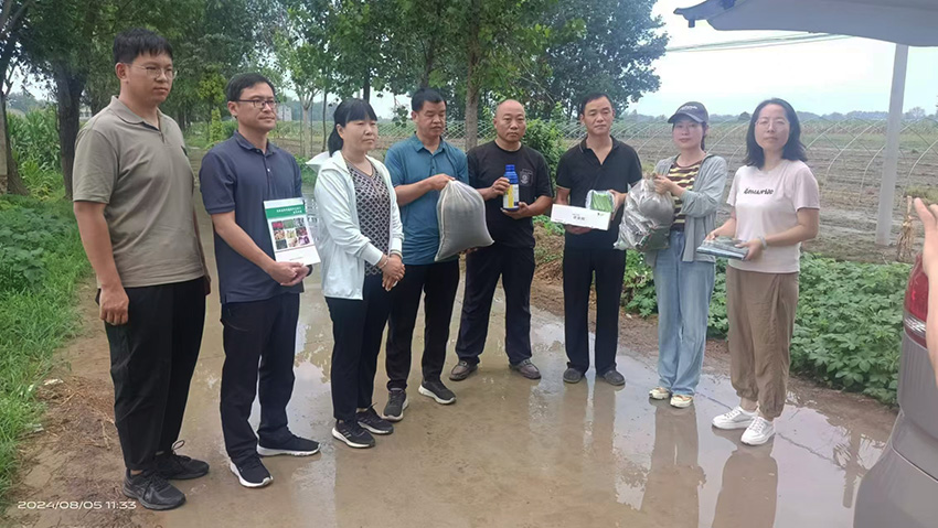 农业科技帮帮团出发!国家特色蔬菜产业技术体系在柘城开展服务